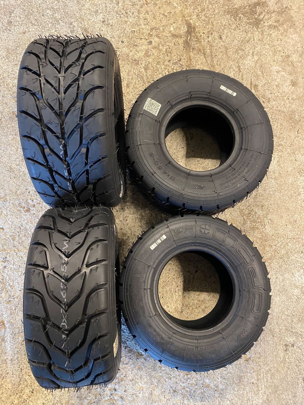 Go-Kart: Reifen Mojo CW Satz Regen Micro, Mini CIK – Usato da Aesch ZH venduto da racer1