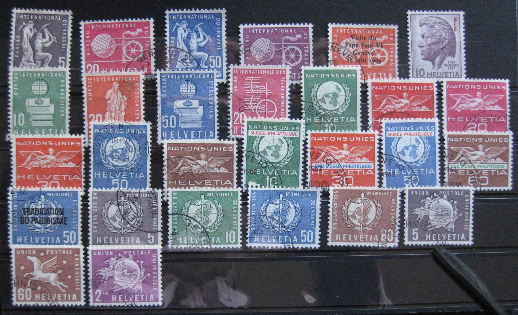 Tutti i francobolli: Ämtermarken mit Ersttagsstempel – Usato da Frauenfeld venduto da Interessent1