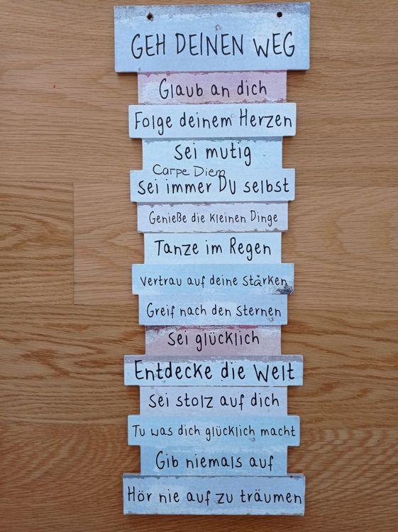 Spruchtafel Sprüchetafel Kaufen auf Ricardo