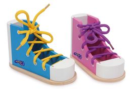 Fädelschuh BUNT 2er Set