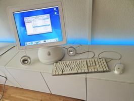 Apple iMac G4 - mit originalen Pro Speakern, Maus, Tastatur