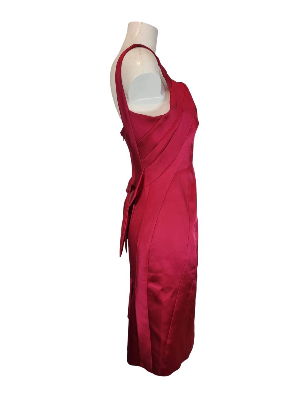 Karen Millen Vestiti: Neues Karen Millen Satinkleid – Nuovo e nell'imballaggio originale da Zürich venduto da ANU-AnimalsNeedUs 3