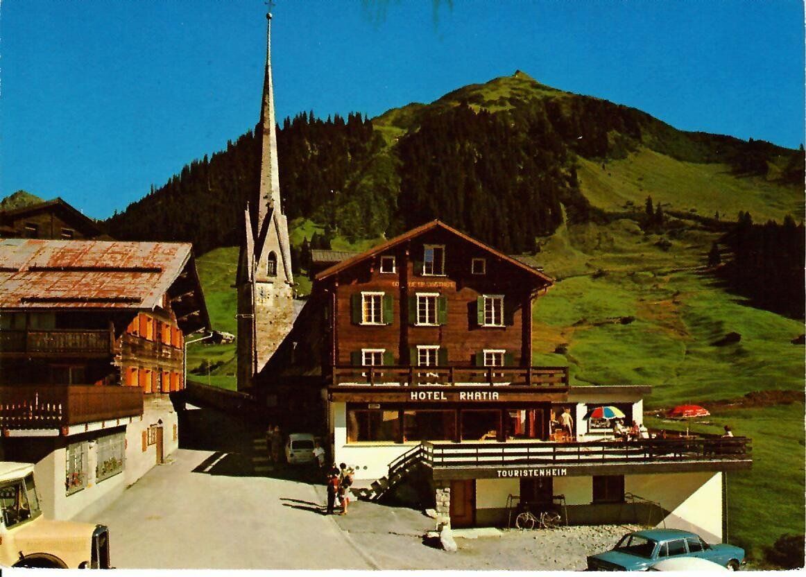 Cartes postales: Hotel Rhätia St. Antönien – D'occasion à Hochdorf par Ziegel-16