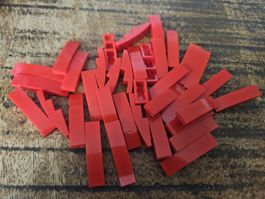 lego 61678 lot de 35 pièces Red Slope, Curved 4 x 1