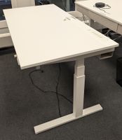 Höhenverstellbarer Schreibtisch weiss