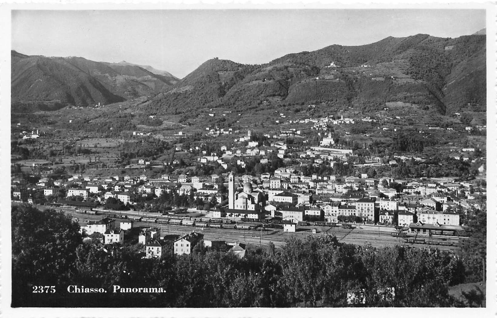 Ansichtskarten: Chiasso panorama – Gebraucht aus Biasca von Blenio71