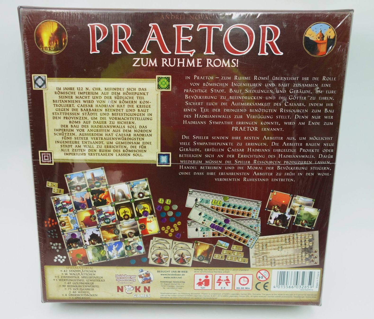 Giochi: Praeter "Zum Ruhme Roms" Spiel, NEU – Nuovo e nell'imballaggio originale da Wil SG venduto da Donaldus 1