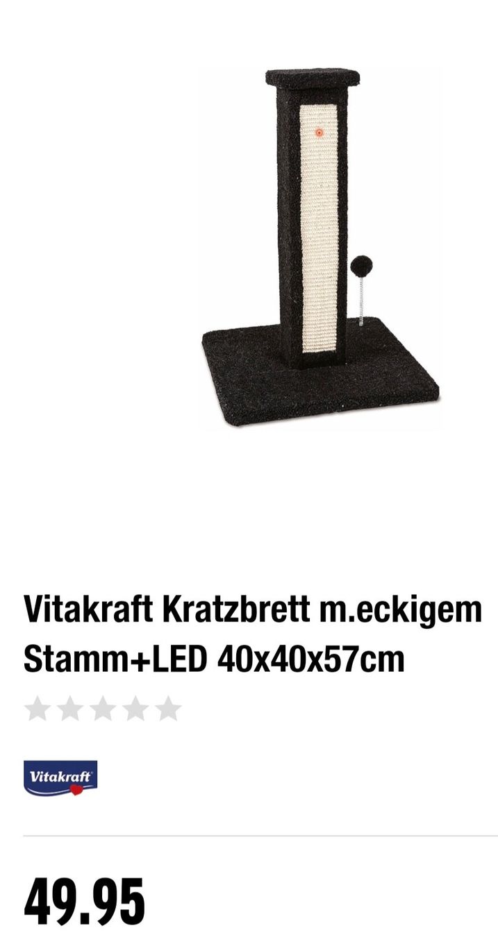 Katzenbaum - Kratzbaum: Kratzbaum für Katzen – Neu und originalverpackt aus Oftringen von papillon075 1