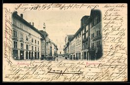 Solothurn, Hauptgasse mit Geschäften um