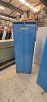Lista Metallschrank blau mit 2 Türen.