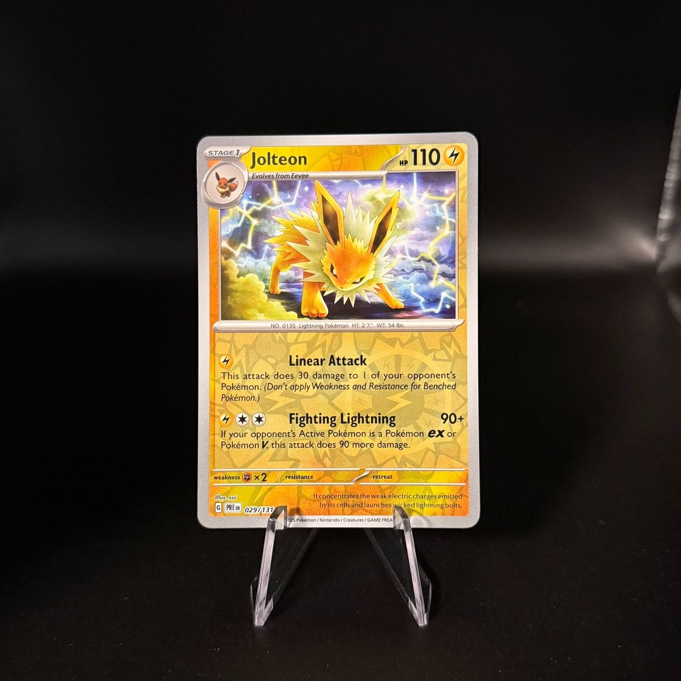 Pokémon Carte collezionabili: Jolteon [Reverse] #29 Pokemon Prismatic Evolutions – Usato da Feuerthalen venduto da Plazatoys