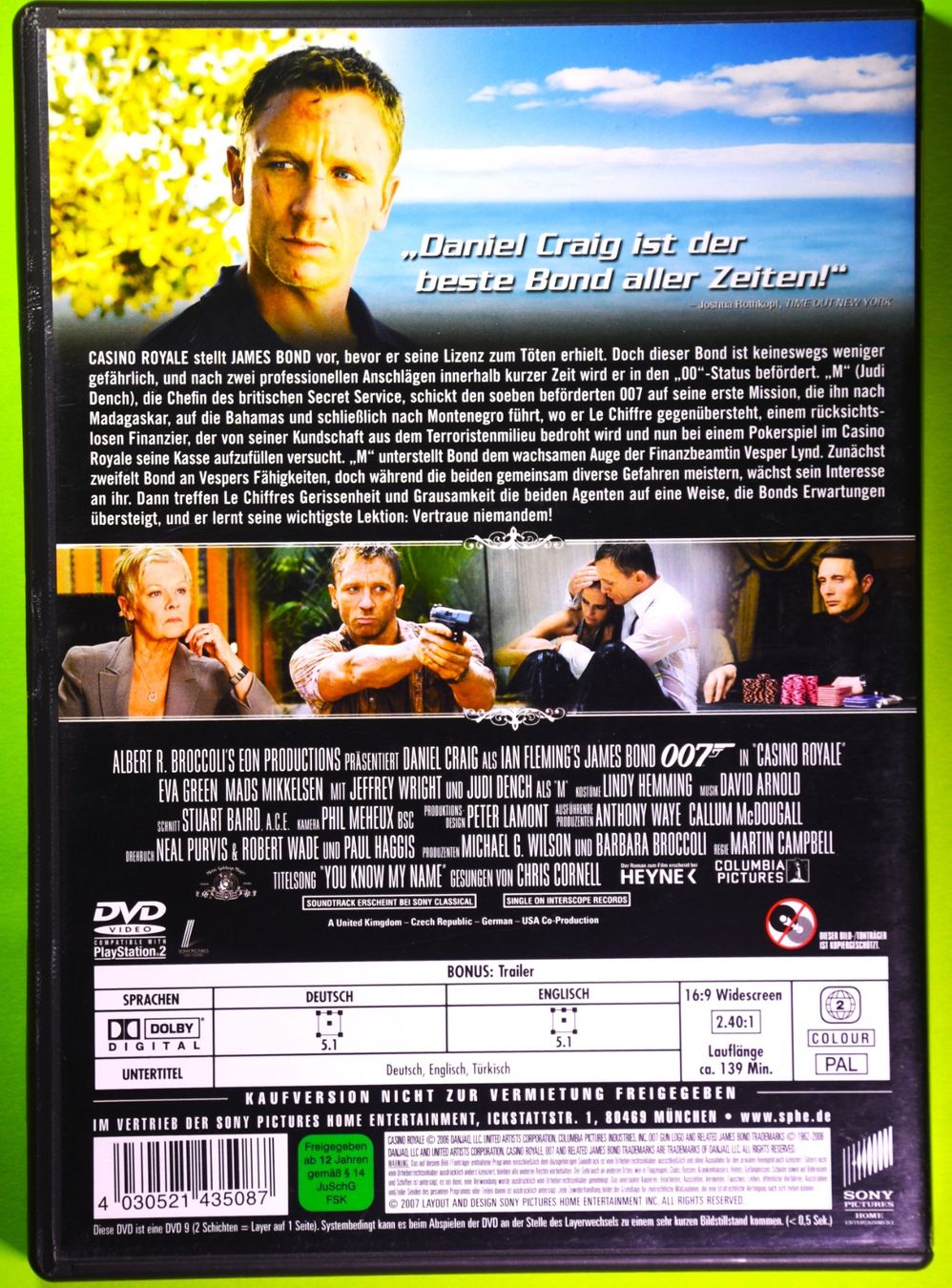 Tutti i DVDs: CASINO ROYALE / JAMES BOND 007 / DANIEL CRAIG ! – Nuovo (secondo la descrizione) da Luzern venduto da piro12 1