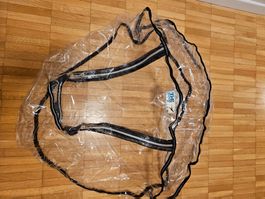Regenschutz TFK für Kinderwagen transparent guter Zustand