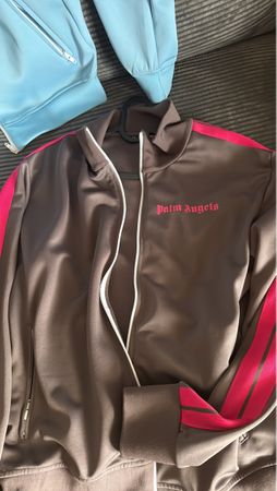 Palm Angels Trainingsjacke braun neuwertiger Zustand