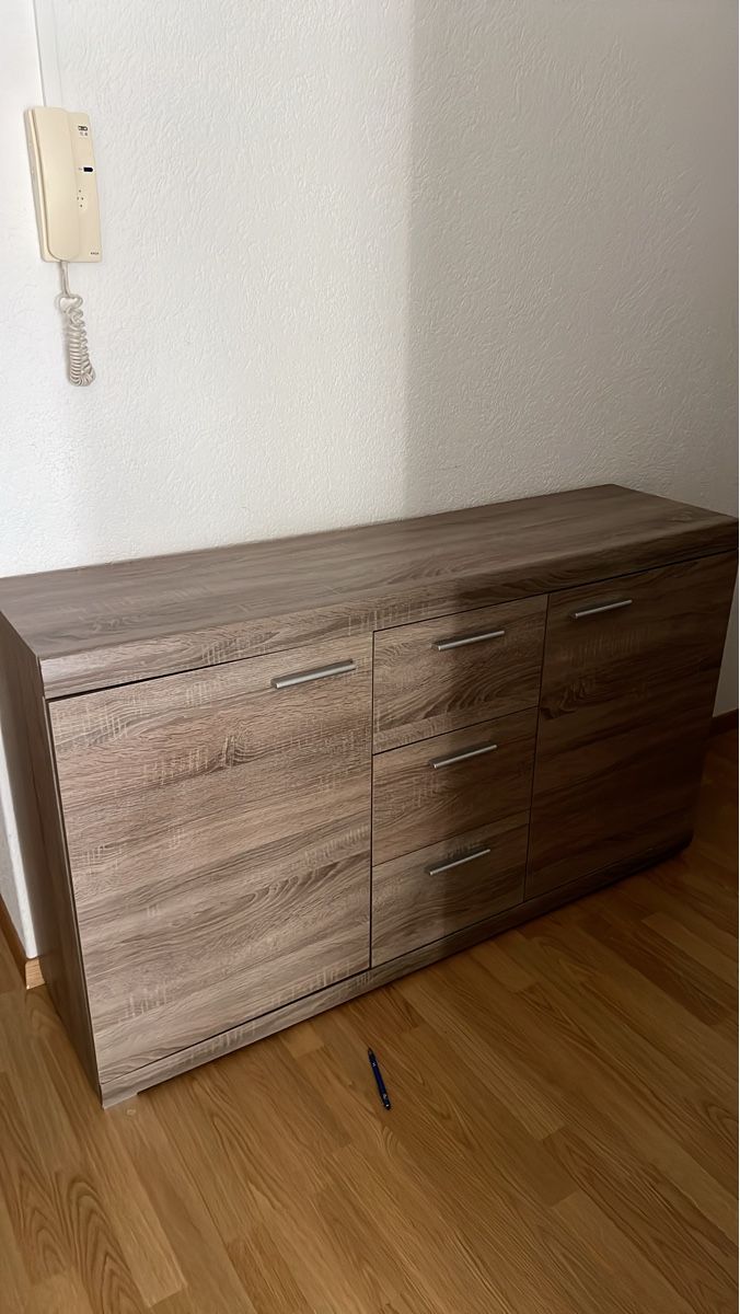 Cassettiere: Kommode mit Schubladen Holzoptik braun gebraucht – Usato da Dagmersellen venduto da vas_pqq7