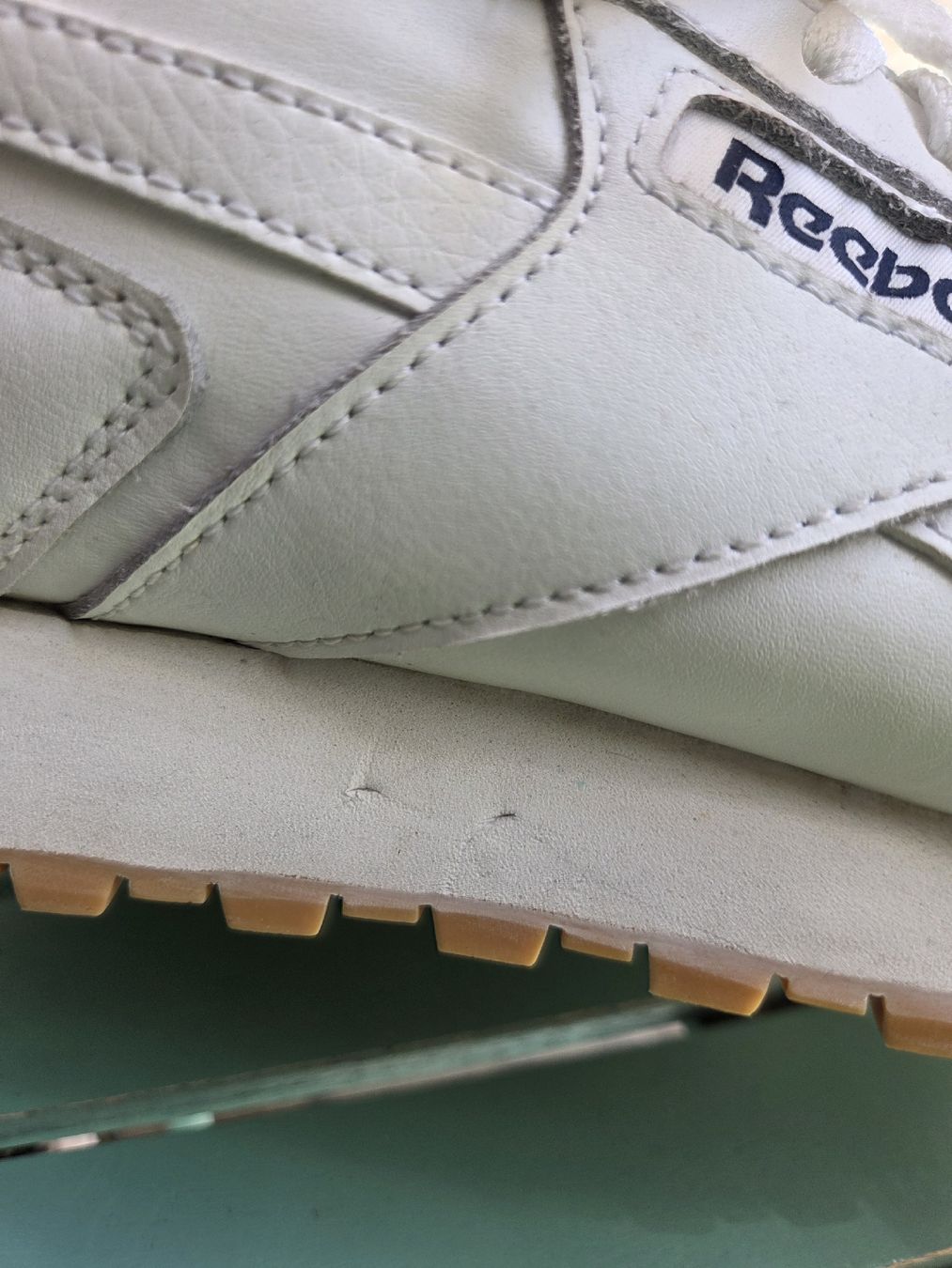 Reebok Scarpe da uomo: Reebok Classic Leder Sneaker Gr. 39 Weiss – Usato da Bern venduto da -Aniko- 8