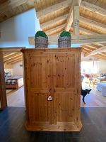Kleiderschrank Tanne Holz Schrank 