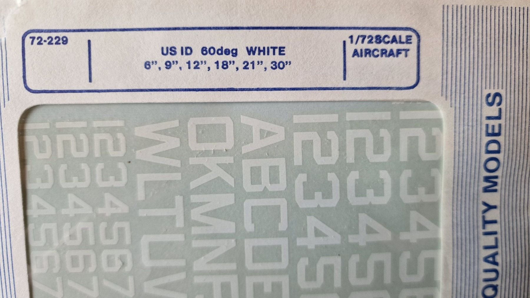 Aufkleber: Original Microscale Decal Set  Aviatik U.S. ID White  1/72 – Gebraucht aus Duggingen von hammbe 1
