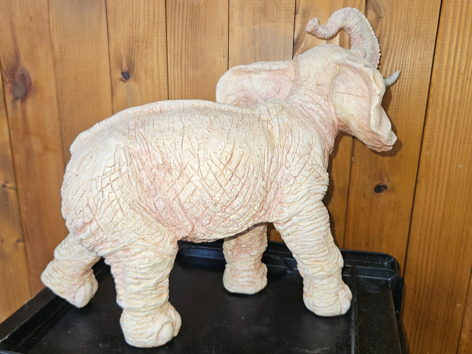 Figuren: Dekofigur Elefant beige ca. 30cm H Neu Gibs oder Kunstgibs – Neu (gemäss Beschreibung) aus St.Gallenkappel von RocknSkull 5