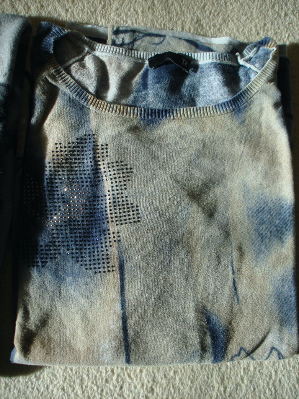 Rabe Maglioni & Felpe: 2 leichte Pullover, RABE, Gr.48, grau & blau, etwas Glitzer – Usato da Boswil venduto da LuziaB01 4