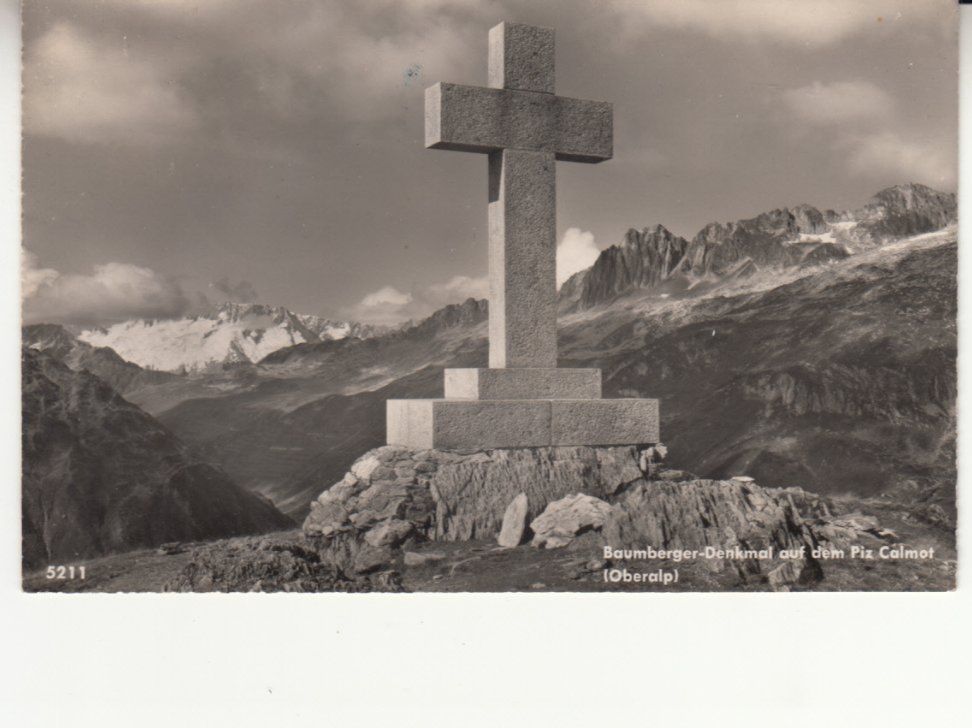 Ansichtskarten: Piz Calmot 1957 – Gebraucht aus Bürglen TG von StampGraf