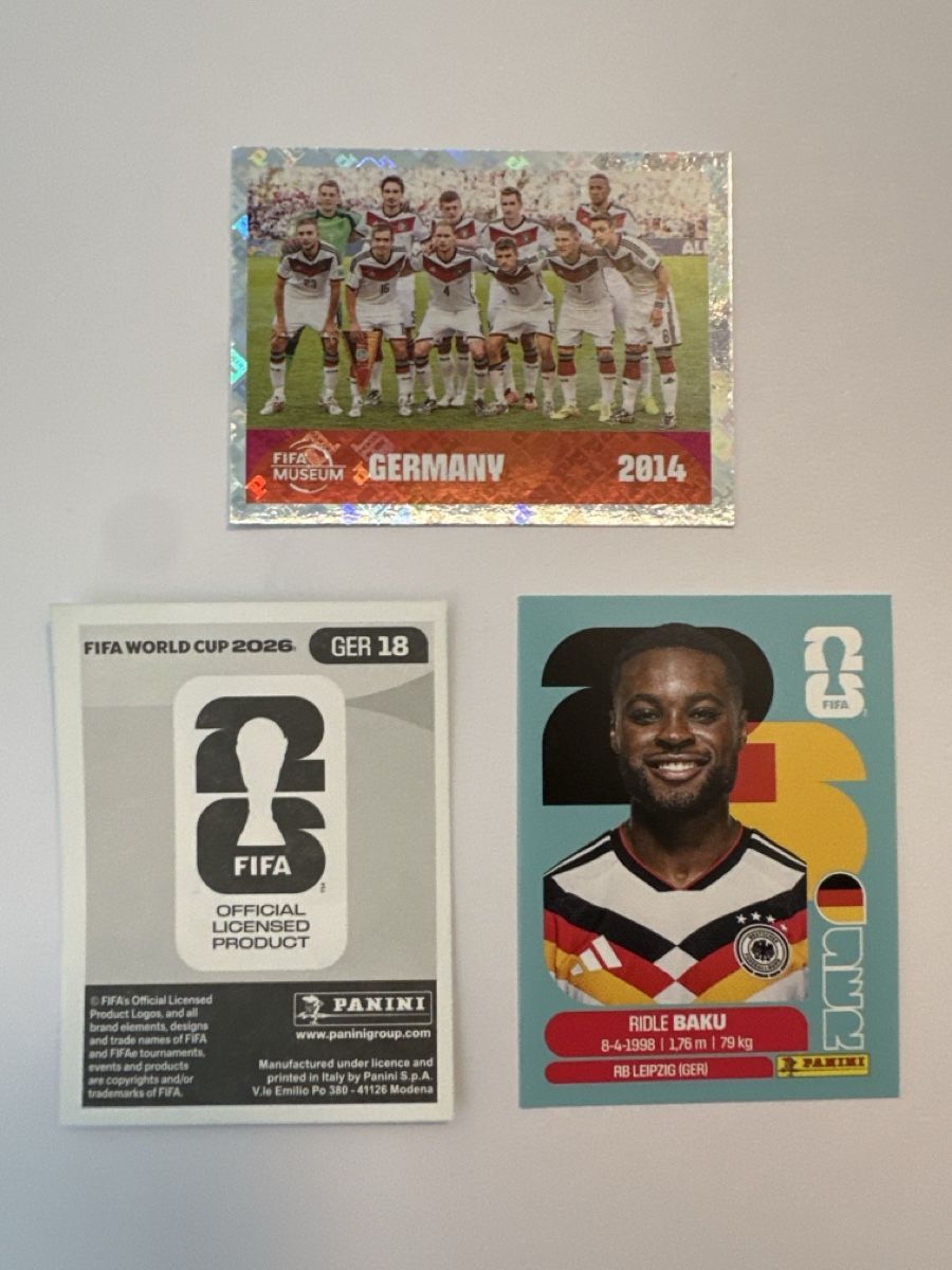 Panini Carte collezionabili: Germany stickers FIFA 2026 – Nuovo (secondo la descrizione) da Montagnola venduto da kor_22hm 1