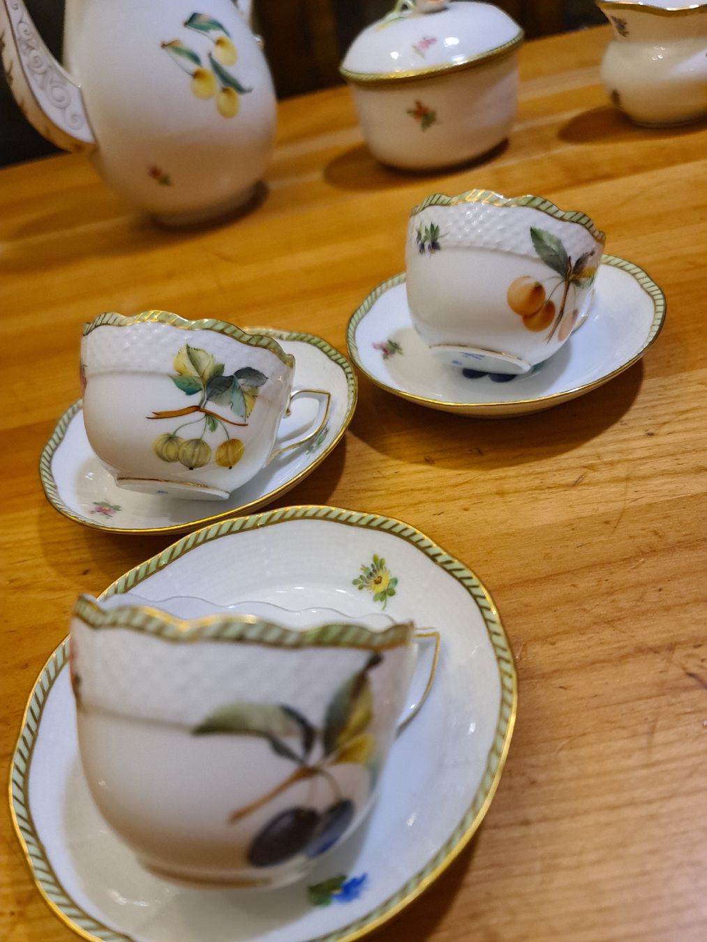 Herend Set di piatti: Herend Porzellan Moccaservice – Usato da henau venduto da Rockj 3