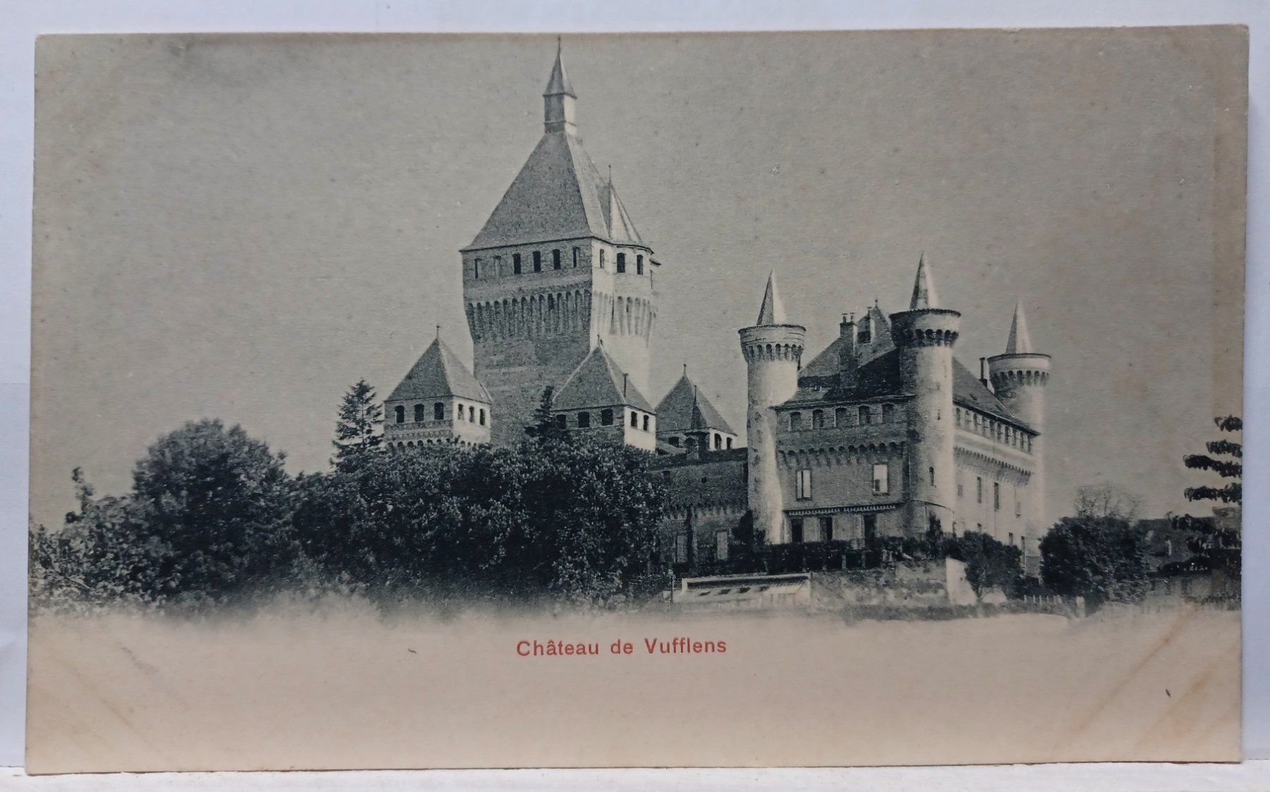 Cartoline postali: Château de Vufflens – Usato da Aarau Rohr venduto da mgvw