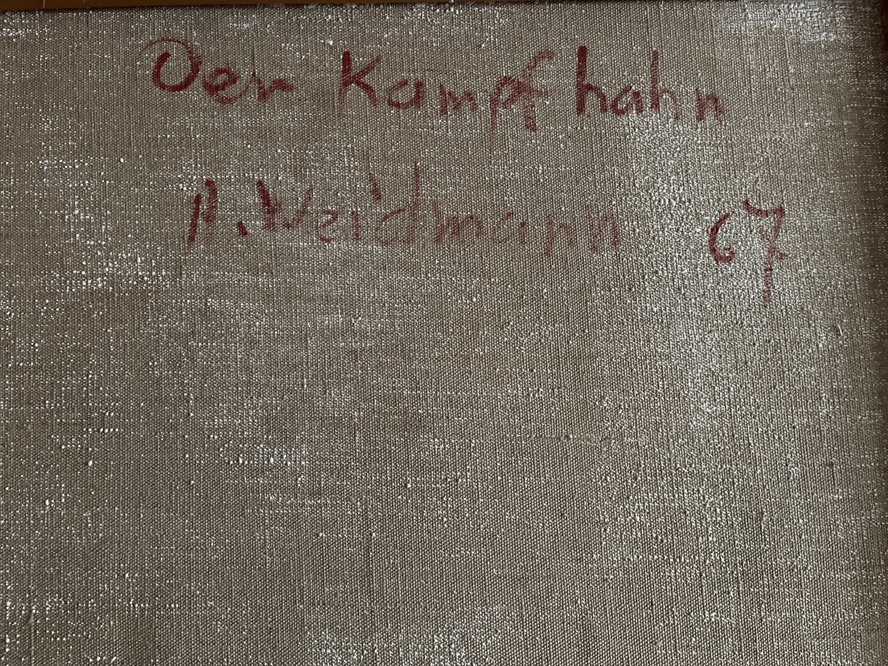 Gemälde: Hans Weidmann Basel – Gebraucht aus Untervaz von Kunstegga 4