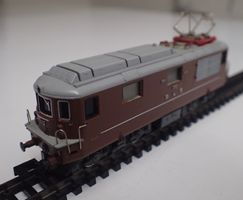 N Arnold - BLS E-Lok Ae 4/4 170 mit 1/2 Autoverladzug (4 St)
