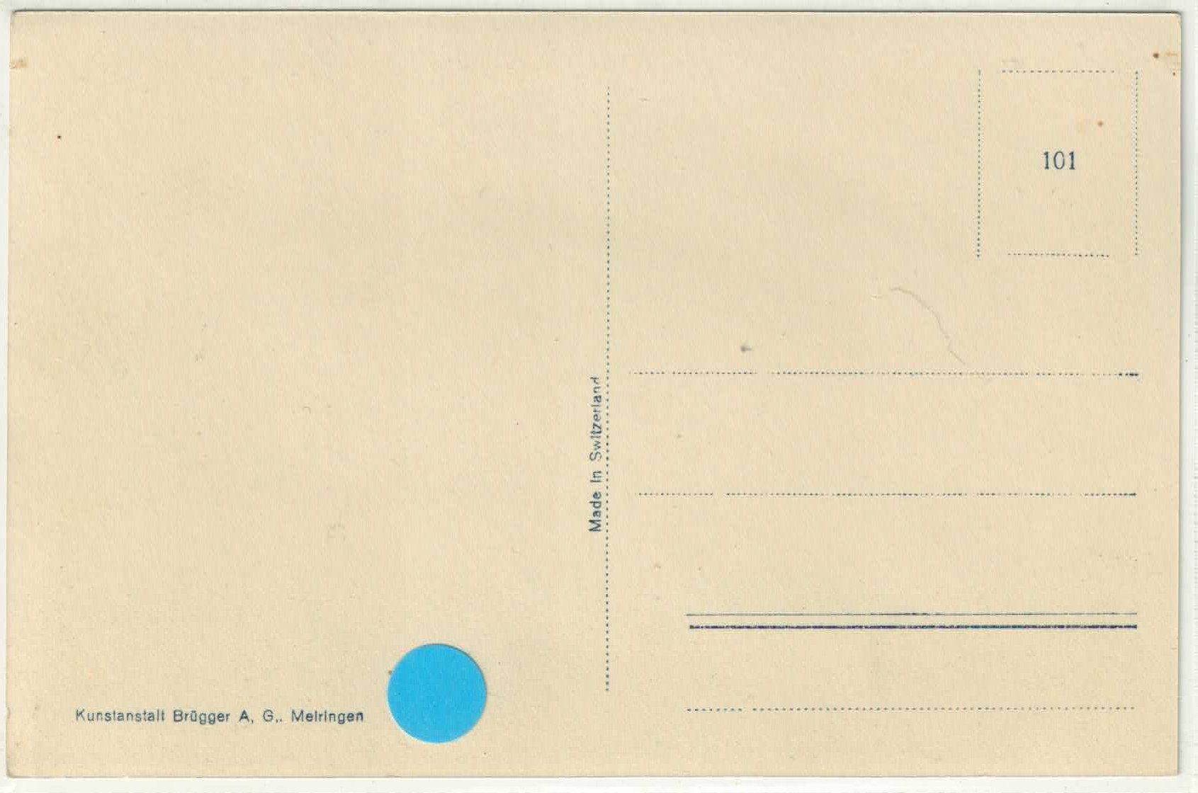 Cartoline postali: Der zukünftige Grimsel-Stausee – Usato da Ettingen venduto da Kartenplanet 1