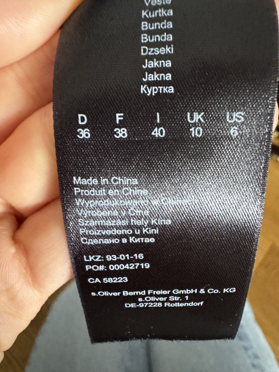 S.Oliver Giacche: S. Oliver Premium Cardigan  – Usato da Schaan venduto da kri_tsw8 2
