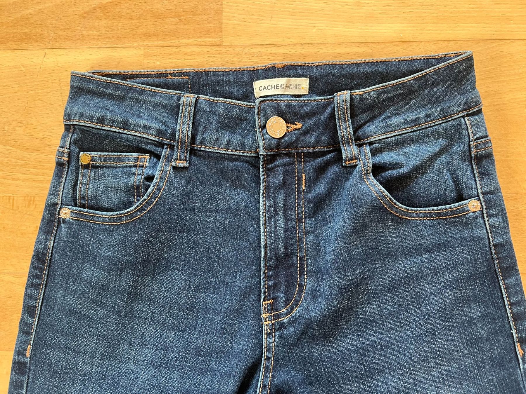 Jeans: Cache Cache Damen Jeans Hose in Gr. 36/38, Blau – Usato da Worb venduto da farben20zauber 2