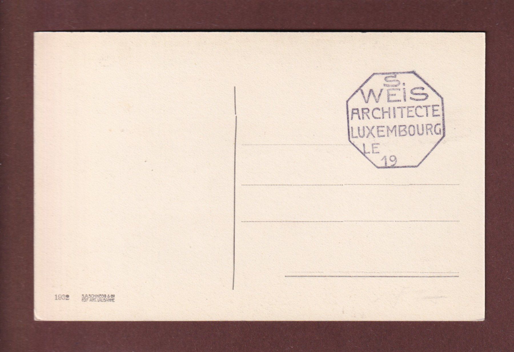 Cartoline postali: LAUSANNE - Hôtel des Postes - Tram – Usato da Pully venduto da nicecards 1