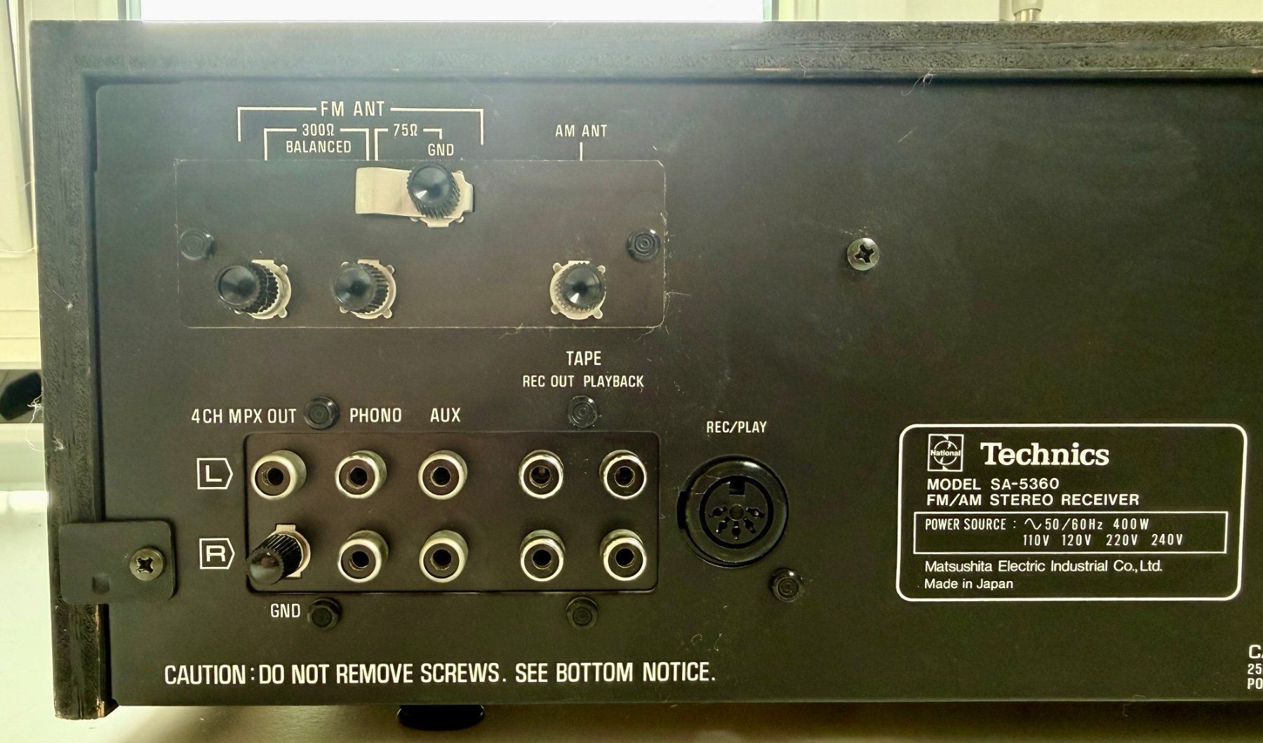 Technics Receiver: Ampli tuner Technics SA-5360 – Gebraucht aus Perly von inf_jnp6 6