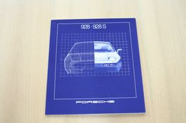 Porsche 928/928S Prestige Prospekt/Datenblatt 1981