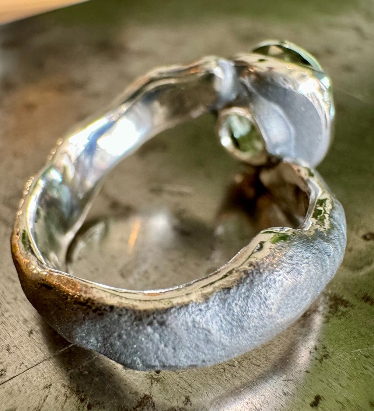 Anelli: Ring "Fantastic" Prasiolith – Nuovo e nell'imballaggio originale da Jona venduto da Herzschmiede 8