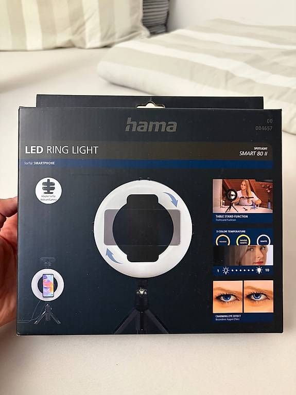 Lampen: Hama LED Ringlicht mit Stativ – Neu und originalverpackt aus Erlen von Nussi-59