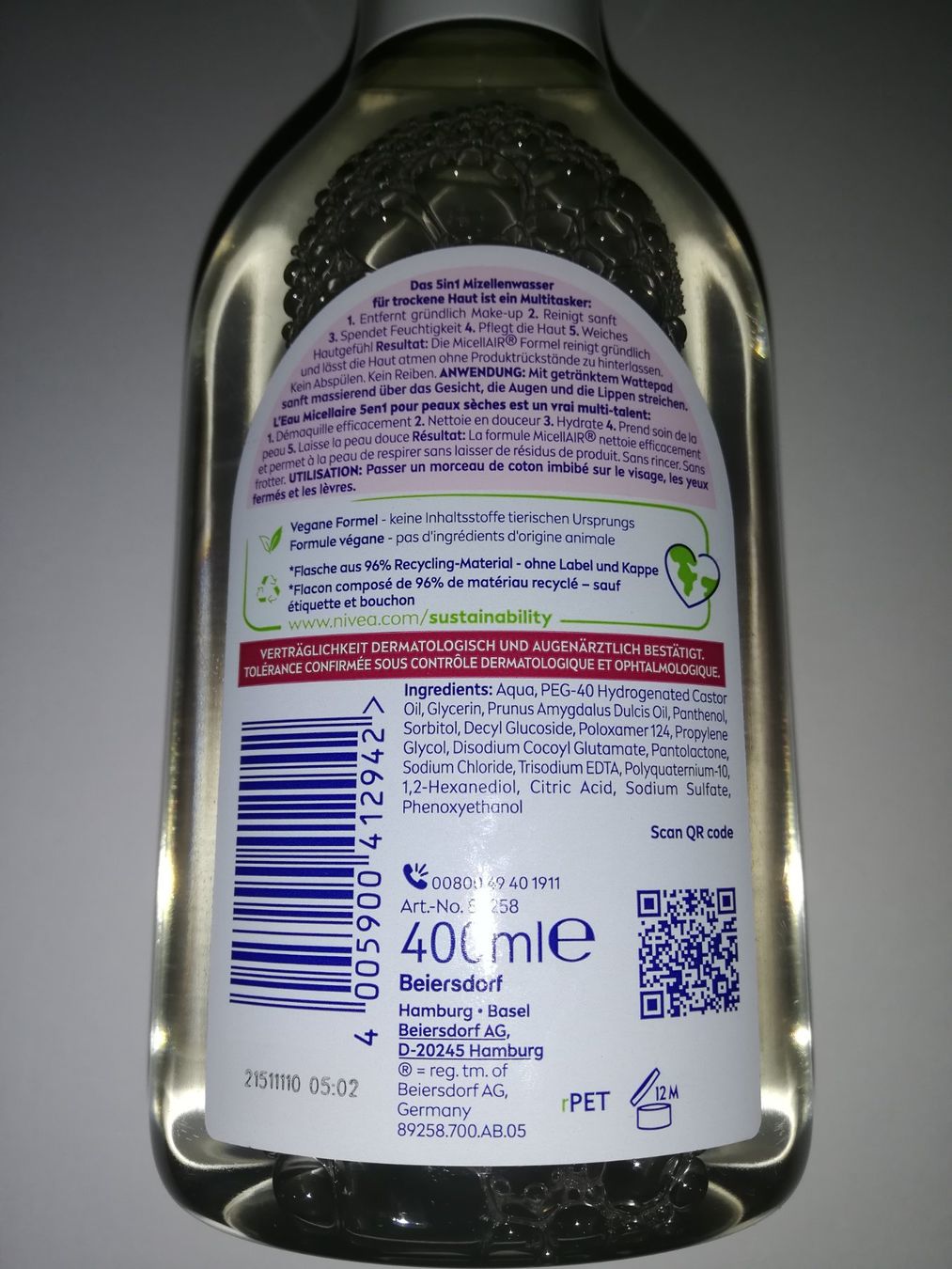 Nivea Cura del viso: Nivea Mizellenwasser 5in1 – Nuovo e nell'imballaggio originale da Starrkirch-Wil venduto da LucyDog 1