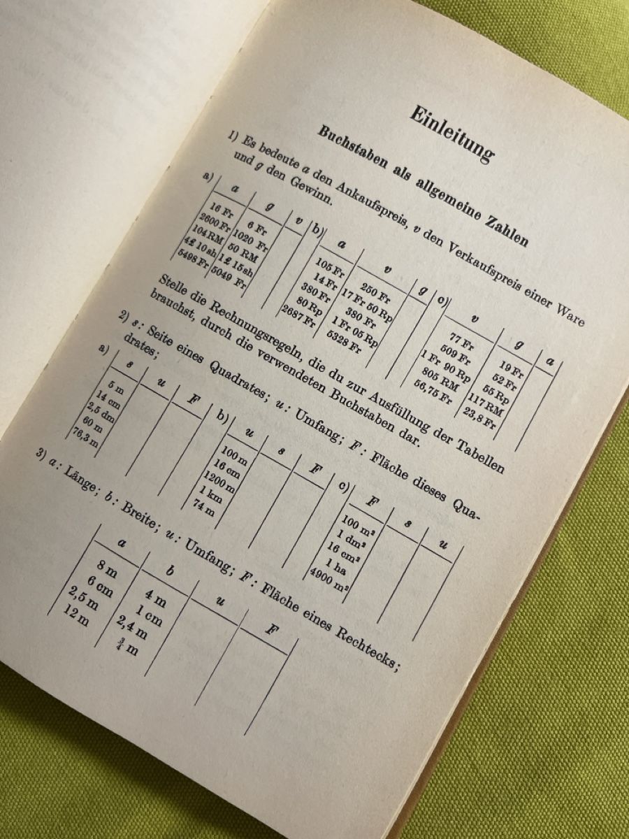 Livres: Algebra Aufgabensammlung Stäbli/Lehmann – D'occasion à Zürich par Belisimo 1