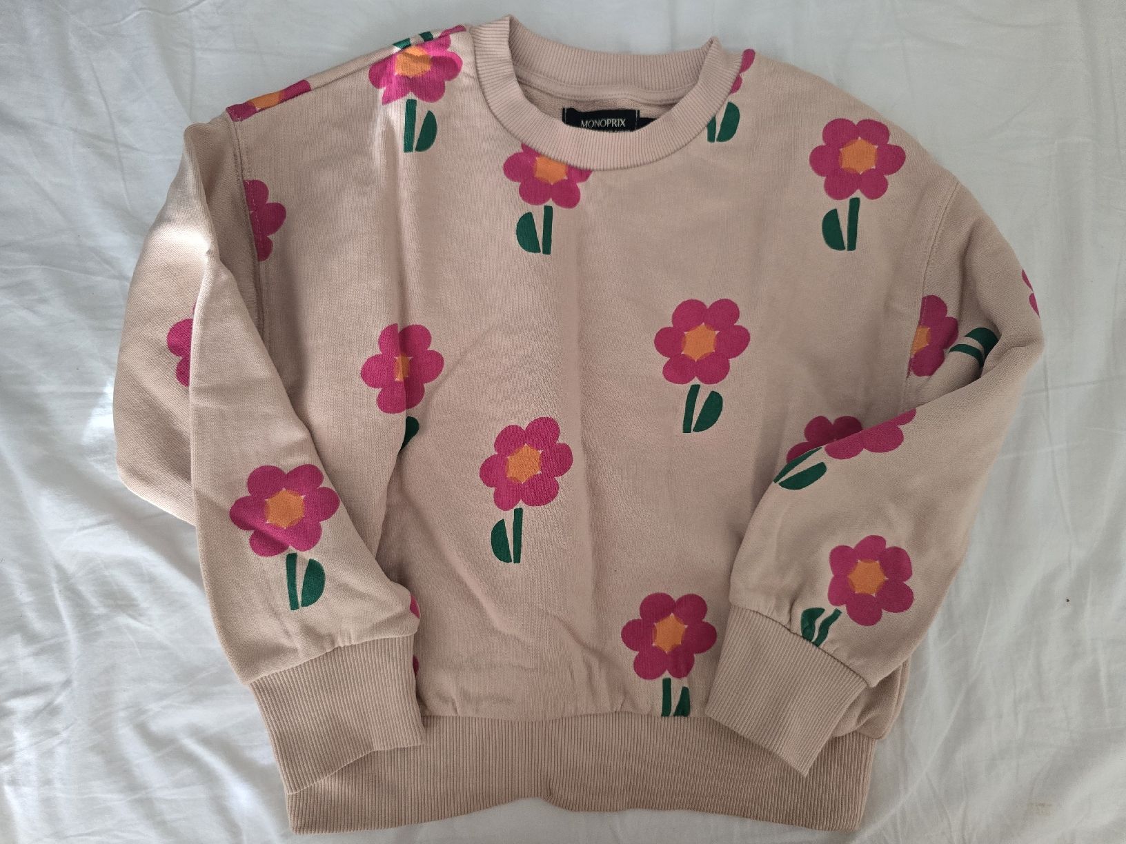 Maglioni & Felpe: Cute Monoprix floral sweatshirt  – Usato da bern venduto da gsh_2w9d