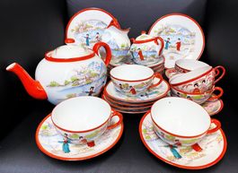 Porzellan Teeservice Japan