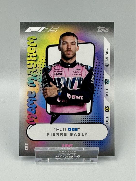 Topps F1 Turbo Attax 2025 – Pierre Gasly, Signature Style! (Neu (gemäss ...