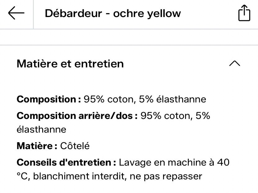 Next Top: 🤎🌴 Next top ocre coton – Nuovo (secondo la descrizione) da Marly venduto da FabienD 3