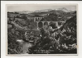 AK ca 1950St. Gallen Sitterbrücken Top Ansicht