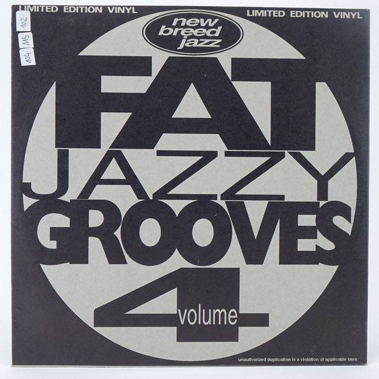 Various Artists - Fat Jazzy Grooves Vol. 4 (UK) (Gebraucht) in Muhen ...
