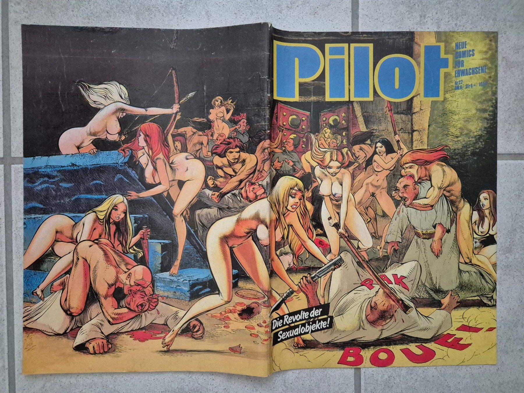 Fumetti: Pilot Comic Sammlung, 4 Stück, Erotik, Humor, Phantasy, 1984 – Usato da Winterthur venduto da Wolfensberg 2