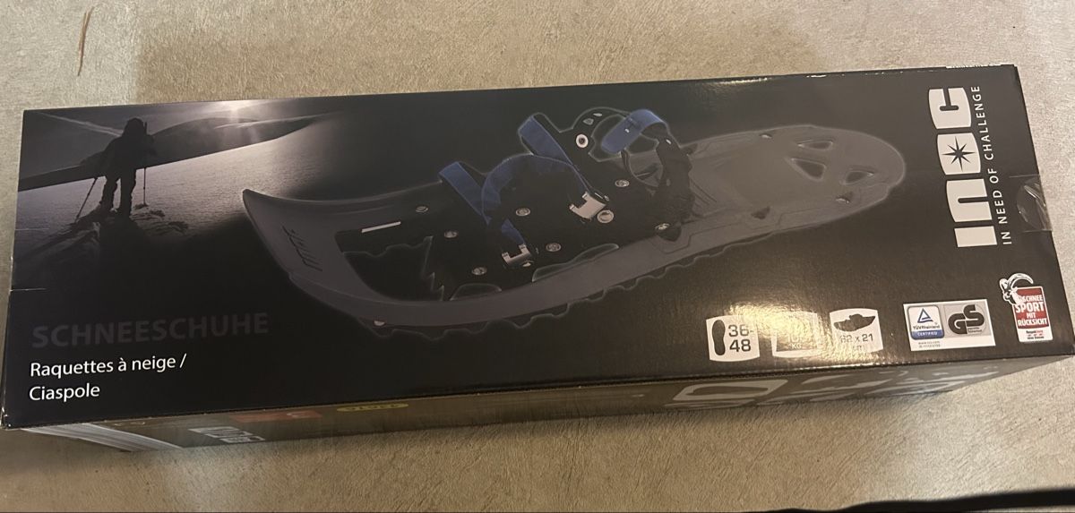 Scarpe da uomo: Inoc Schneeschuhe blau – Nuovo e nell'imballaggio originale da Aeschlen ob Gunten venduto da Maensch