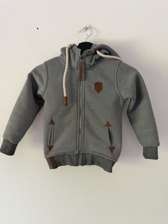 Kinder Kapuzenjacke gestreift Gr. 98 Jacke Kapuze Übergang 