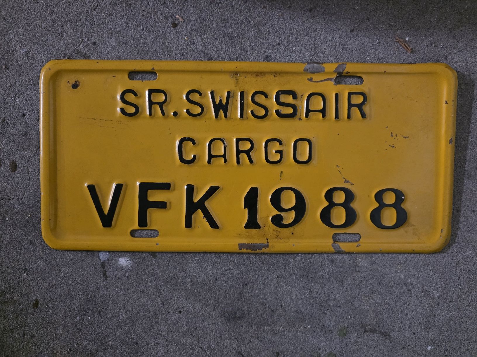 Swissair Insegne: Schild Vintage Swissair – Usato da Bachenbülach venduto da Dominik-20